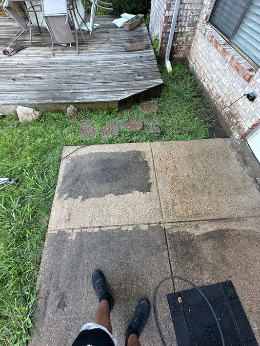 Concrete Pressure Washing (Porches)